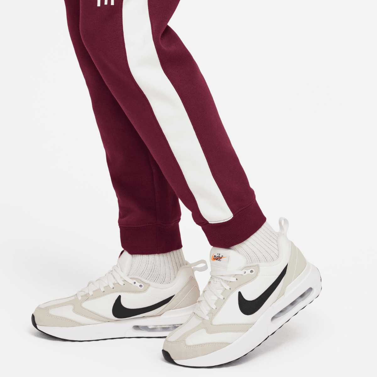 FootkornerPantaloni Nike Sportswear Tech Fleece Junior - Marrone/Bianco/Nero