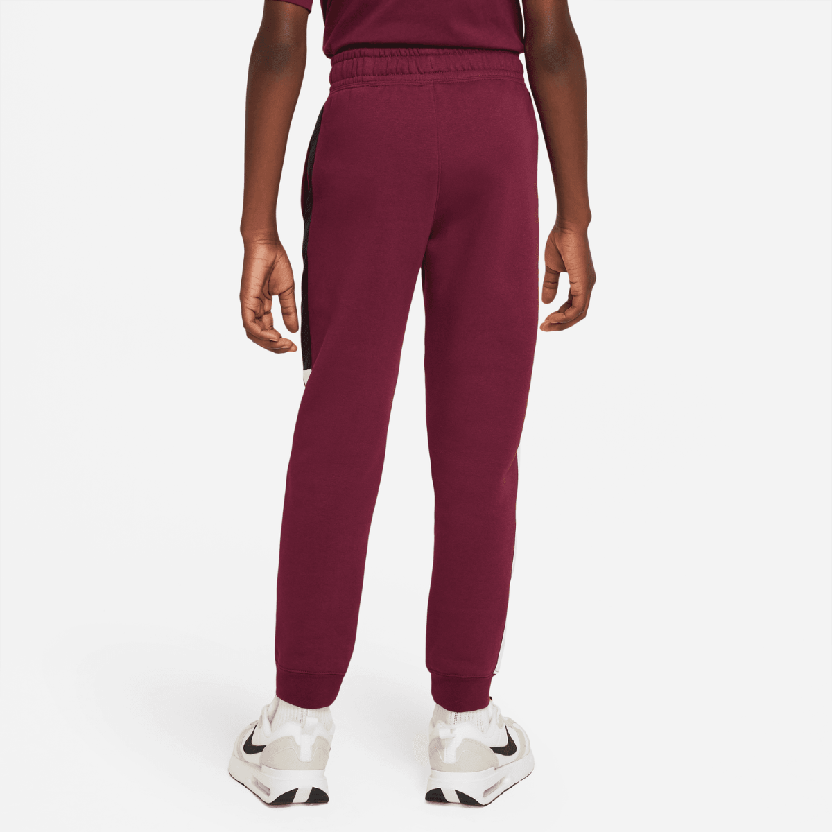 Pantalon Nike Sportswear Tech Fleece Junior – Bordeaux/Weiß/Noir