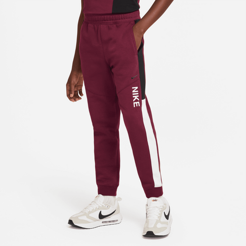 Pantaloni Nike Sportswear Tech Fleece Junior - Marrone/Bianco/Nero - Footkorner