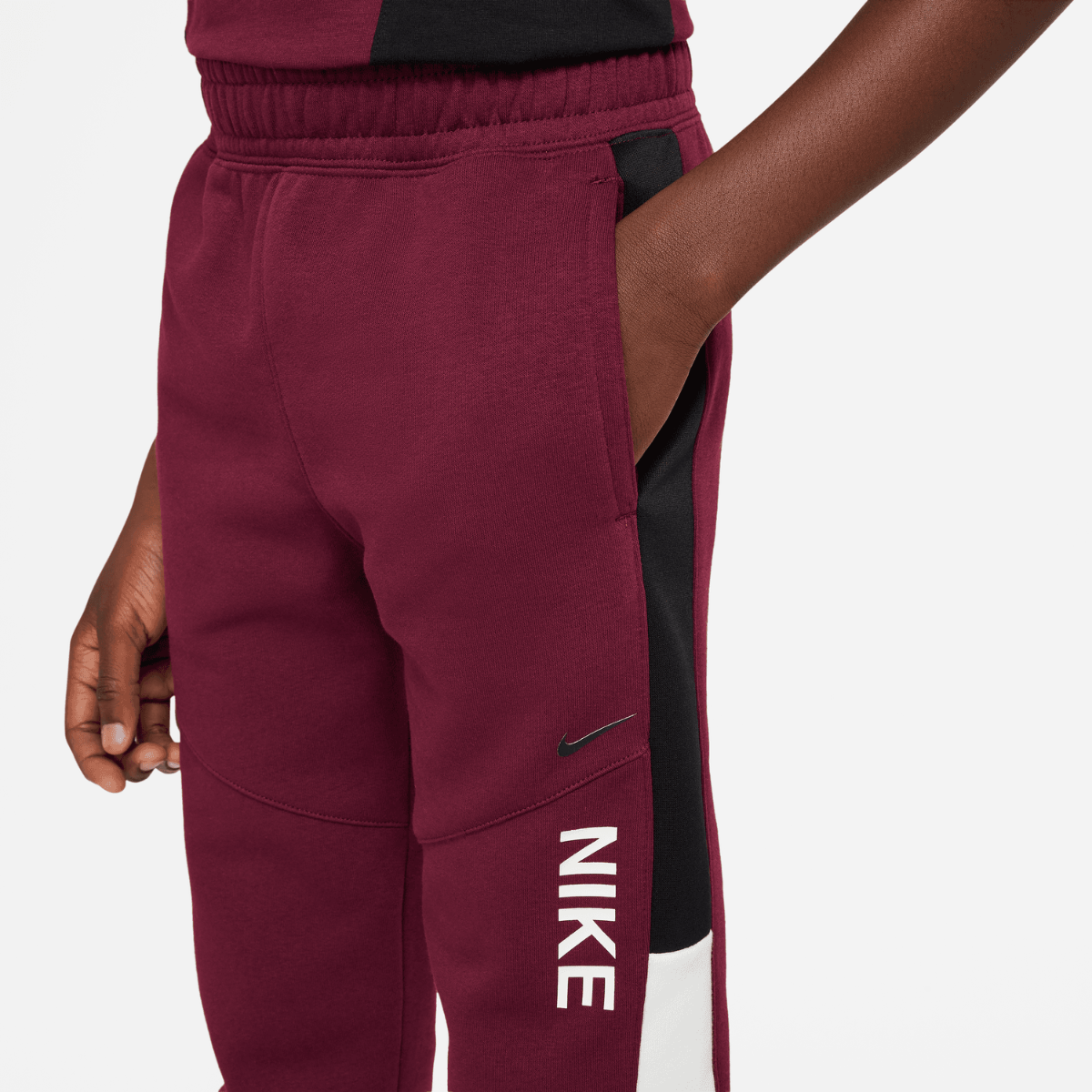 FootkornerPantaloni Nike Sportswear Tech Fleece Junior - Marrone/Bianco/Nero