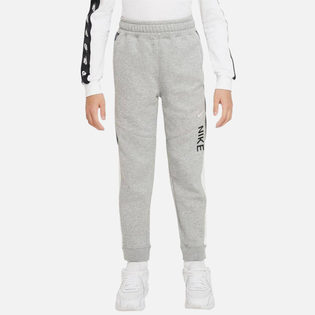 Pantalón Nike Sportswear Tech Fleece Junior - Gris/Blanco