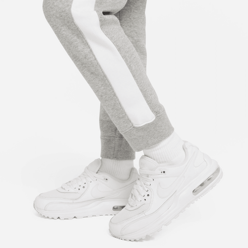 Pantaloni Nike Sportswear Tech Fleece Junior - Grigio/Bianco - Footkorner