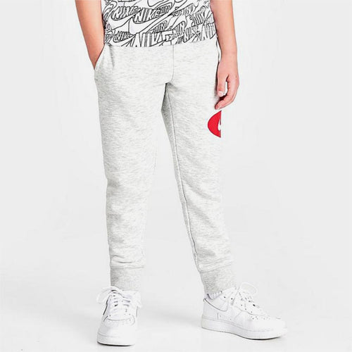Nike Sportswear Trousers Kids - Grey/Red - Footkorner