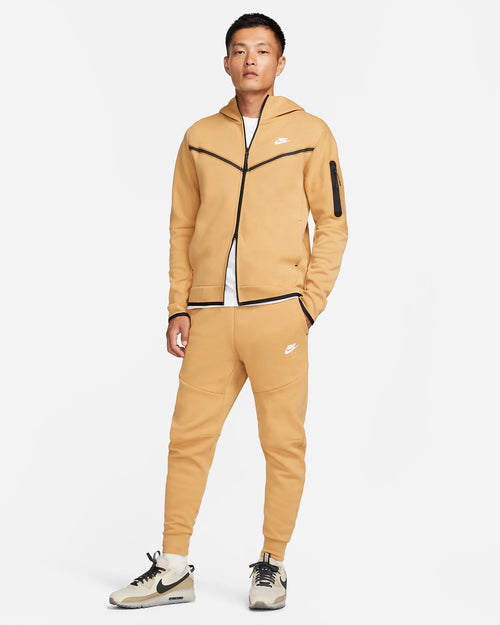 Jogger Nike Tech Fleece - Beige/Nero - Footkorner