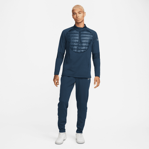 Pantalon Nike Therma-Fit Academy - Bleu/Blanc - Footkorner