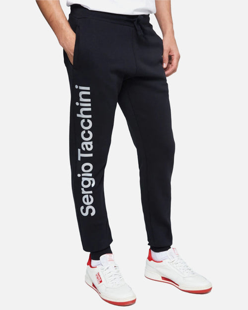 Pantaloni Sergio Tacchini Nizard - Nero/Bianco - Footkorner