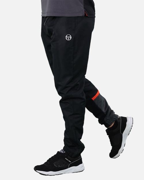 Pantaloni Sergio Tacchini Rayan - Nero/Rosso - Footkorner