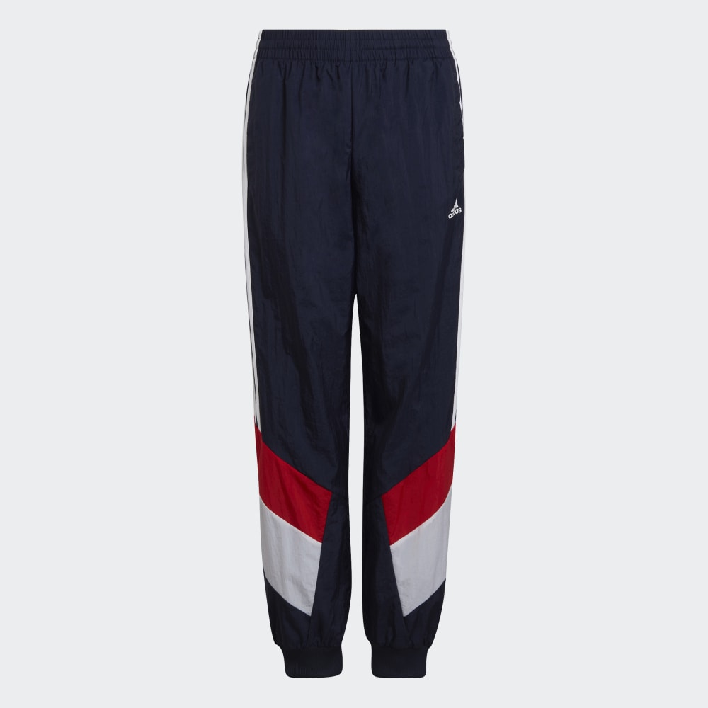 Adidas Colorblock Junior Track Pants - Blue/White/Red