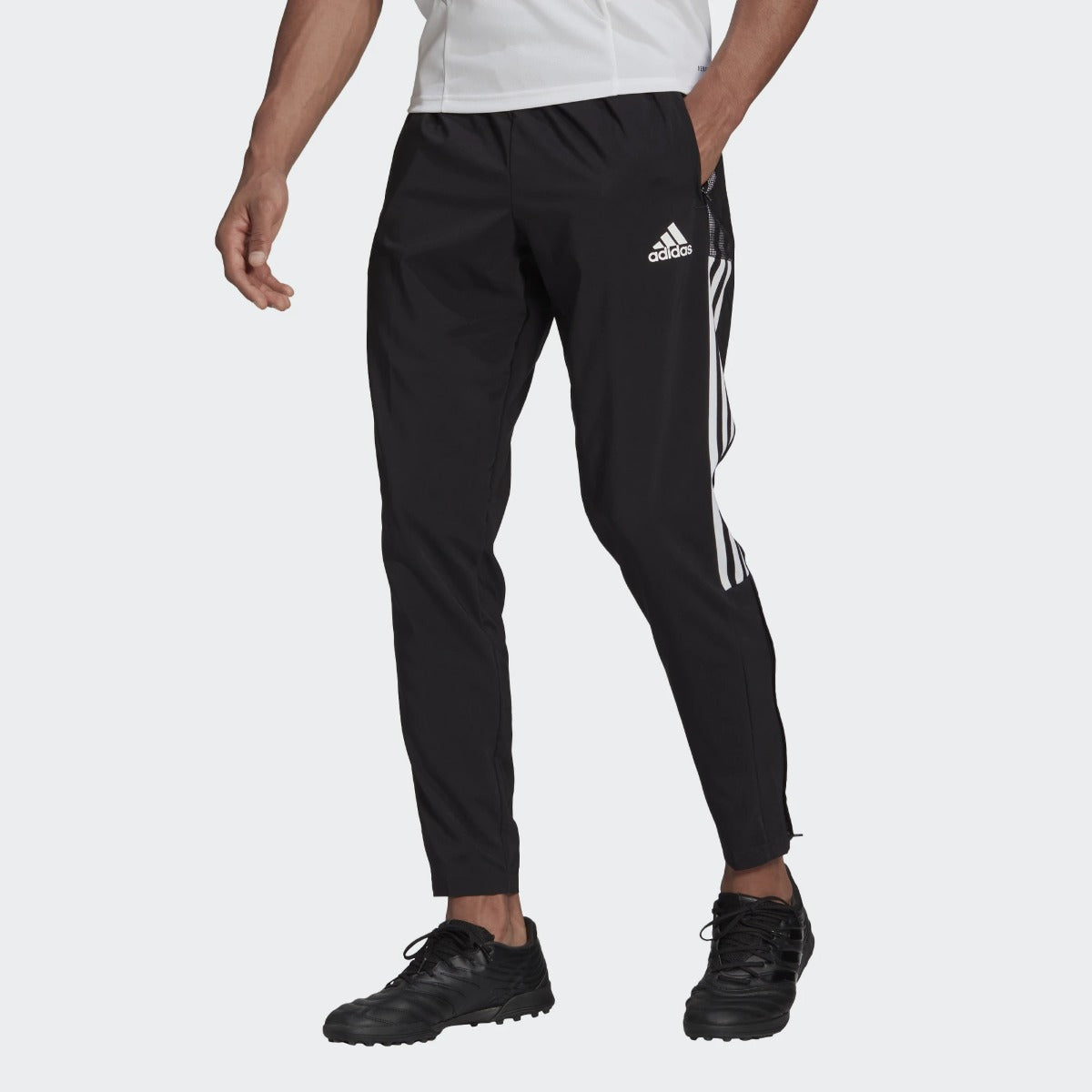 Pantalones de chándal Adidas Tiro - Negro/Blanco