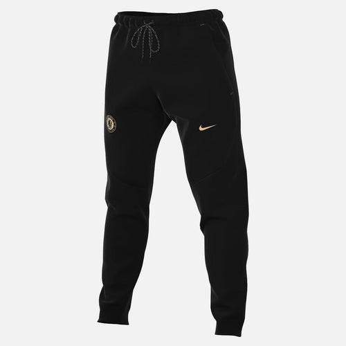 Chelsea Tech Fleece Pants - Black/Gold - Footkorner