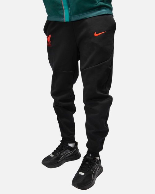 Liverpool Fleece Sweatpants - Black/Red - Footkorner