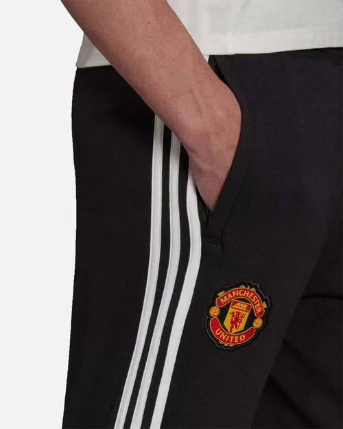 Pantalon 3 Stripes Manchester United 2021/2022 - Noir/Blanc - Footkorner