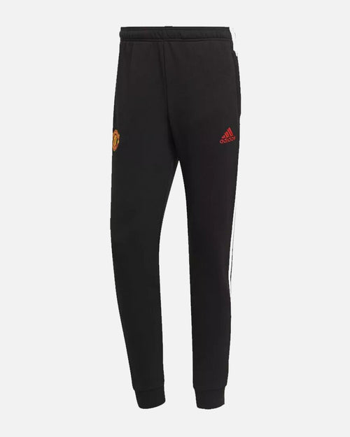 Pantalon 3 Stripes Manchester United 2021/2022 - Noir/Blanc - Footkorner