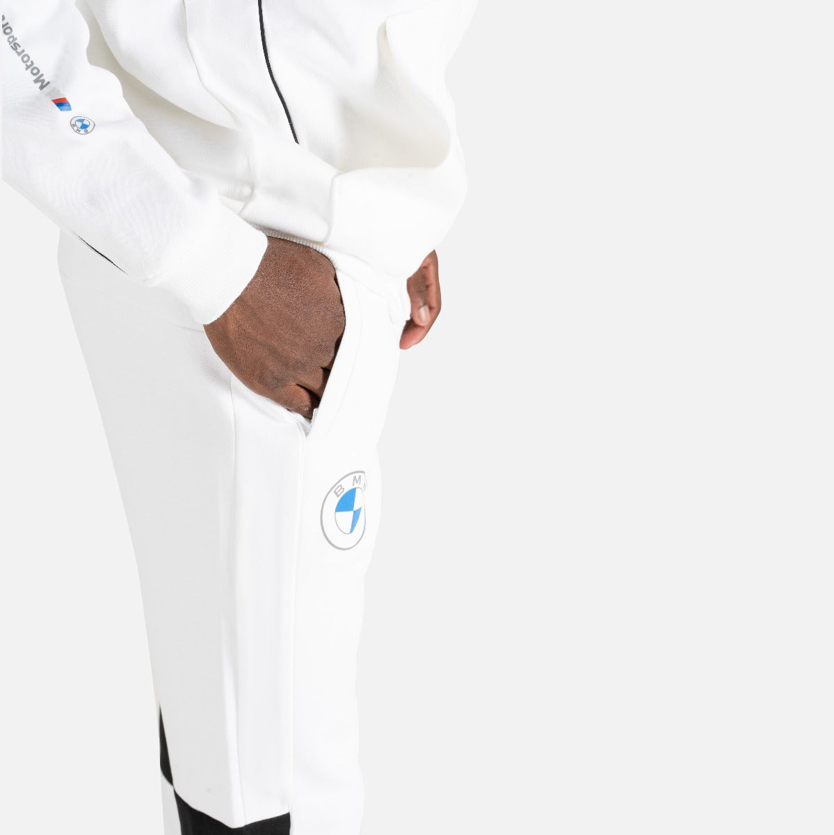 FootkornerPuma BMW Motorsport Track Pants - White/Black