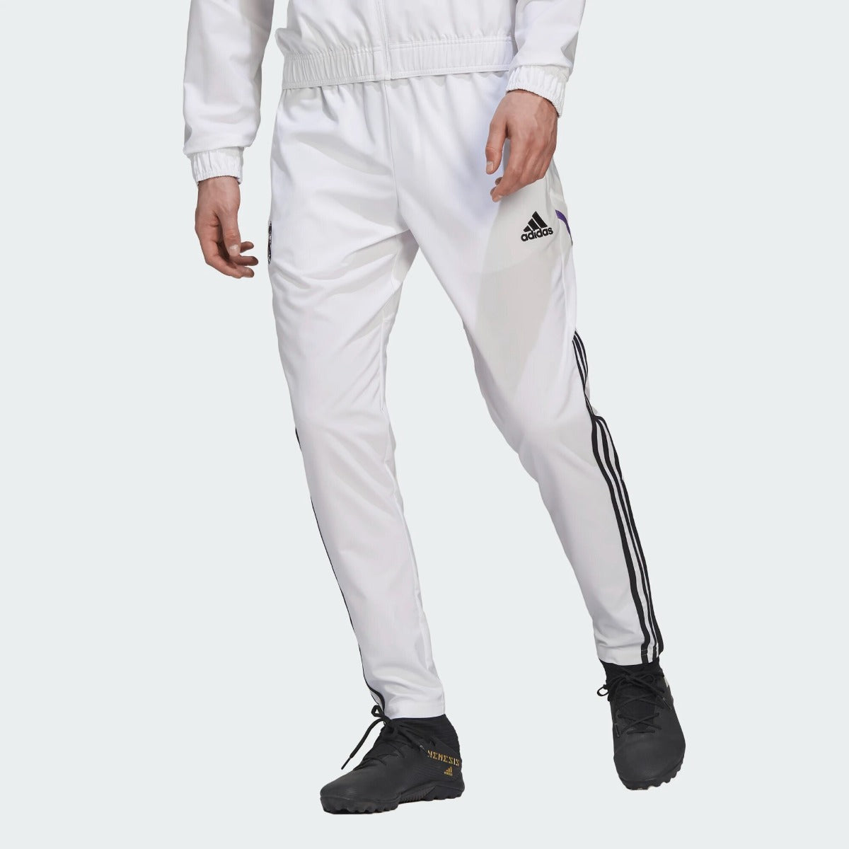 Pantaloni tuta Real Madrid Condivo 2022/2023 - Bianco/Viola