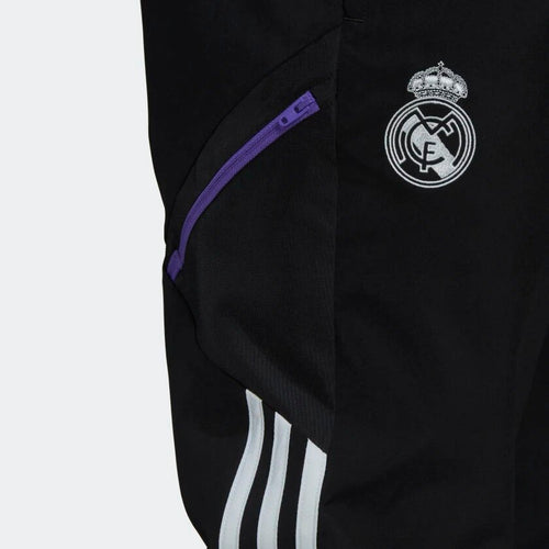 Real Madrid Condivo Tracksuit Bottoms - Black/White/Purple - Footkorner