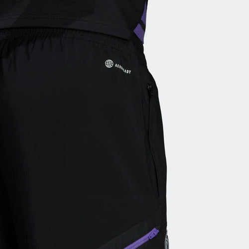 Real Madrid Condivo Tracksuit Bottoms - Black/White/Purple - Footkorner