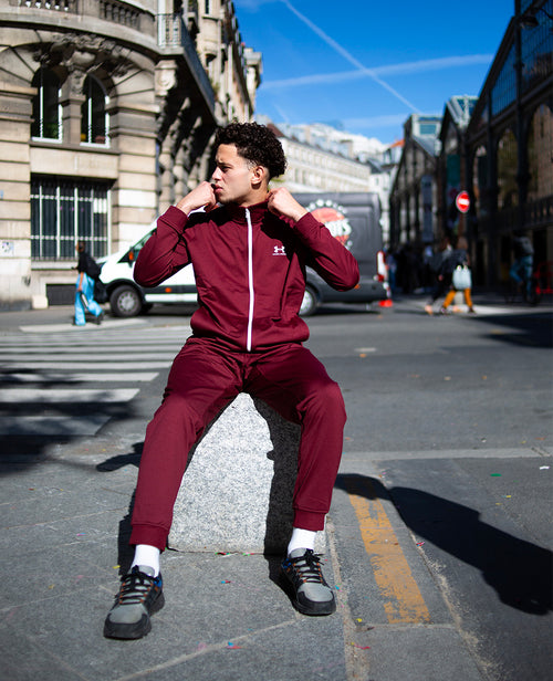 Pantalon jogging Under Armour - Bordeaux - Footkorner