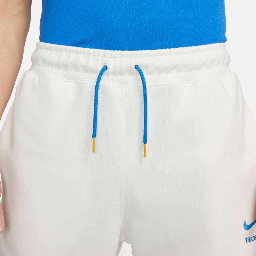 FootkornerNike Swoosh tech fleece pants - White/Grey/Blue