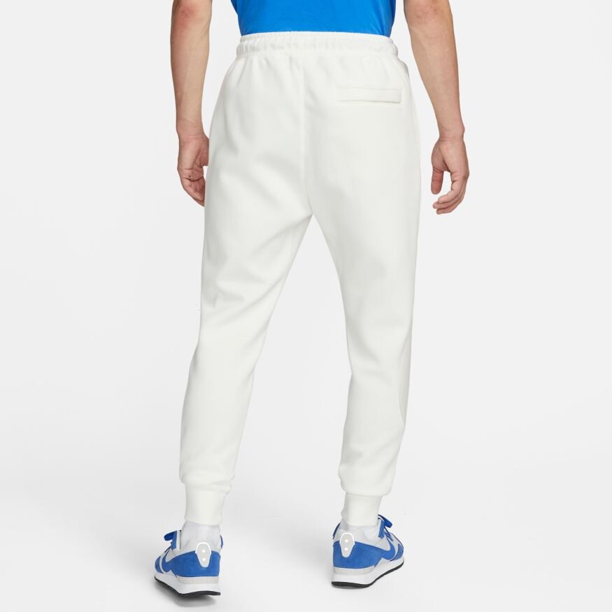 FootkornerNike Swoosh tech fleece pants - White/Grey/Blue