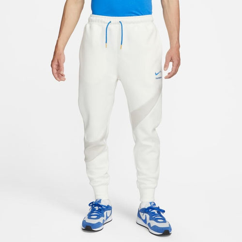 Nike Swoosh tech fleece pants - White/Grey/Blue - Footkorner