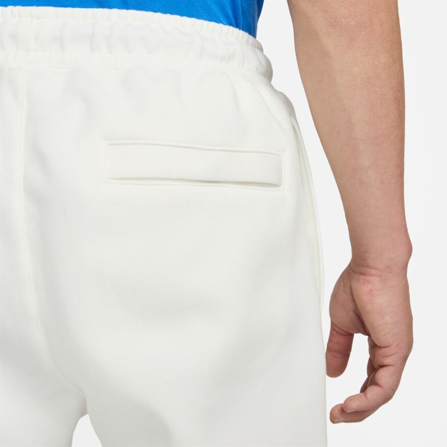 FootkornerNike Swoosh tech fleece pants - White/Grey/Blue