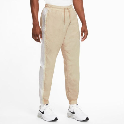 Nike Sportswear Lined Woven Hose – Beige/Weiß - Footkorner
