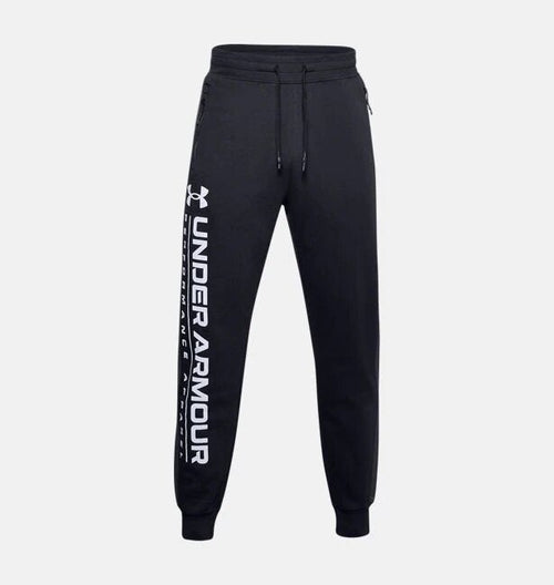 Under Armor Rival fleece pants - Black/White - Footkorner