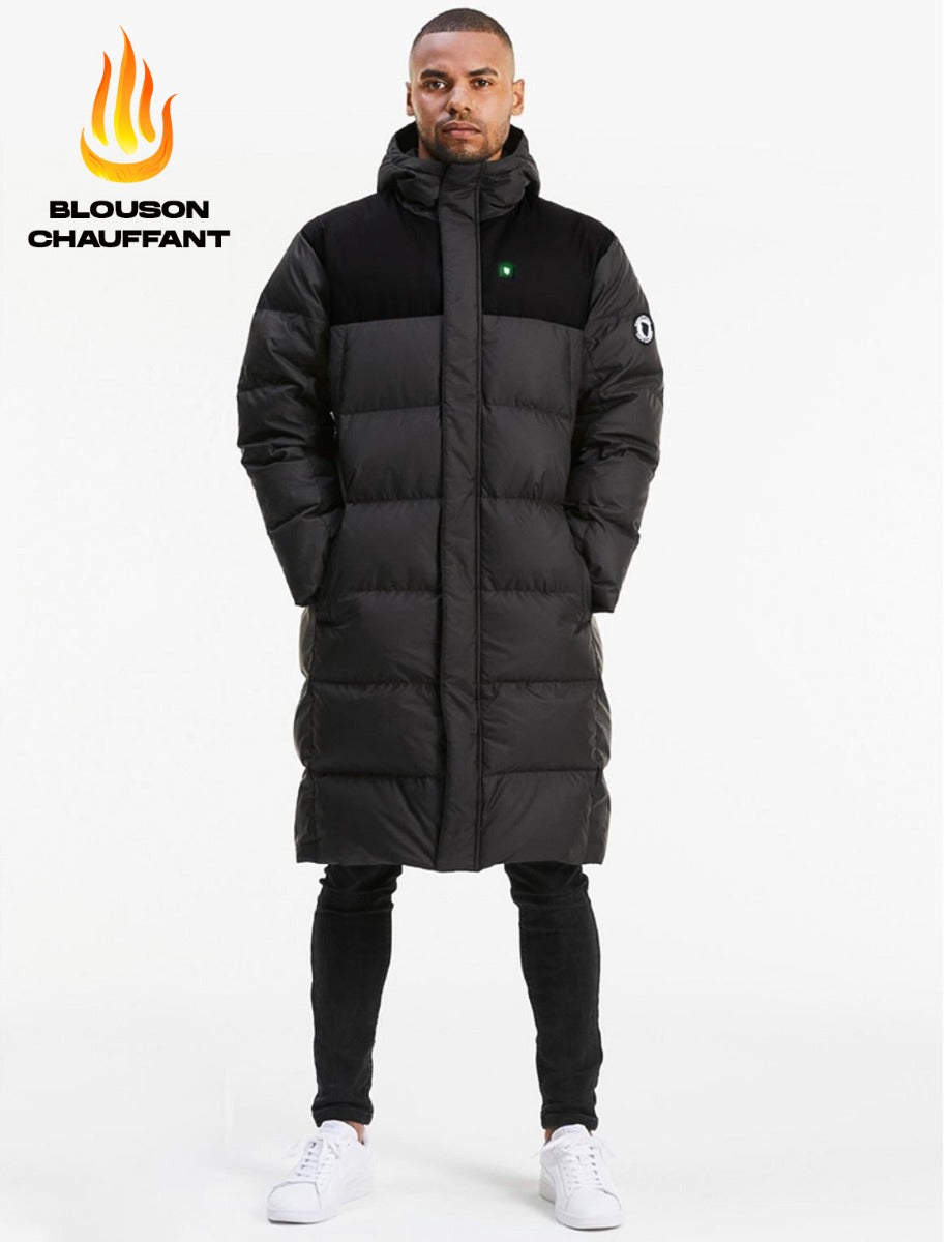 FootkornerParka chauffante Comme des Loups Alaska - Gris/Noir