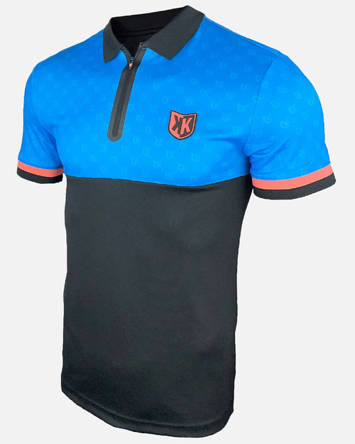 FK Gomorra Polo - Black/Blue/Orange  - Footkorner
