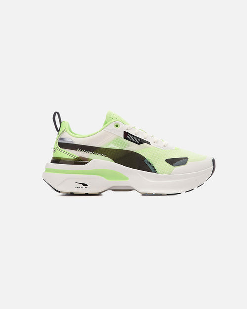 Puma Kosmo Rider Femme - Blanc/Jaune/Noir - Footkorner