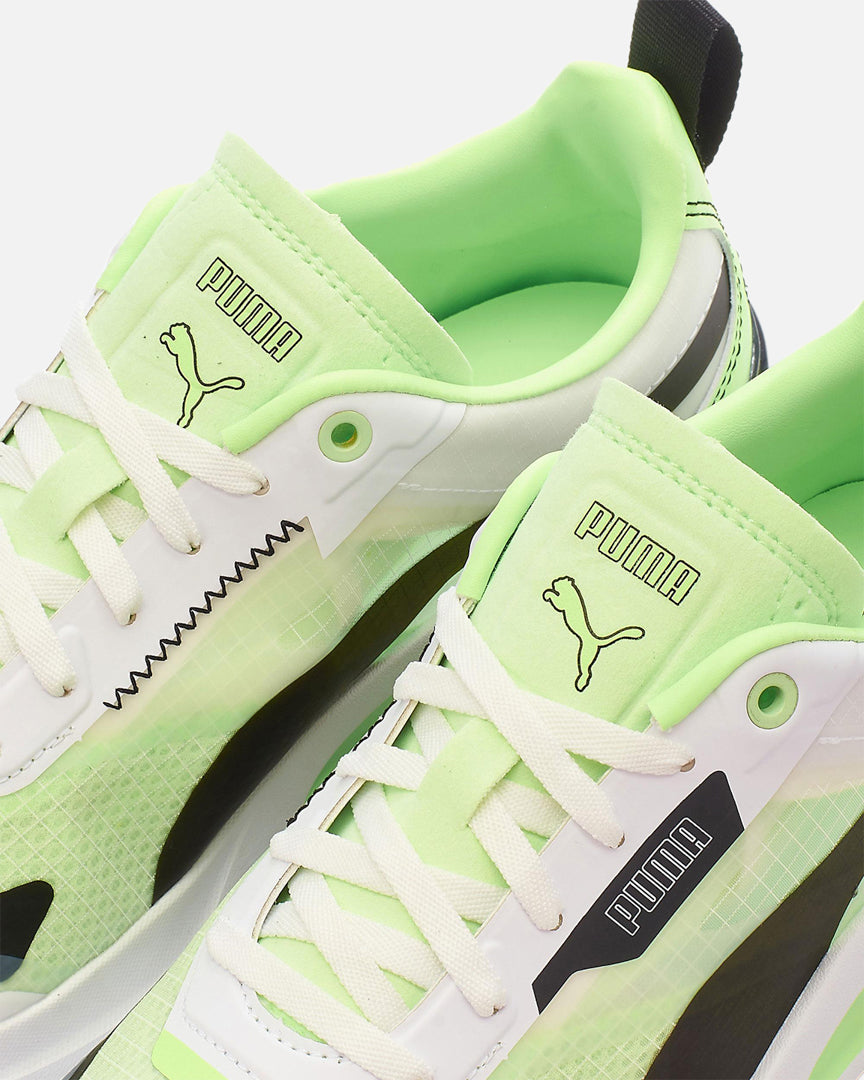 FootkornerPuma Kosmo Rider Femme - Blanc/Jaune/Noir