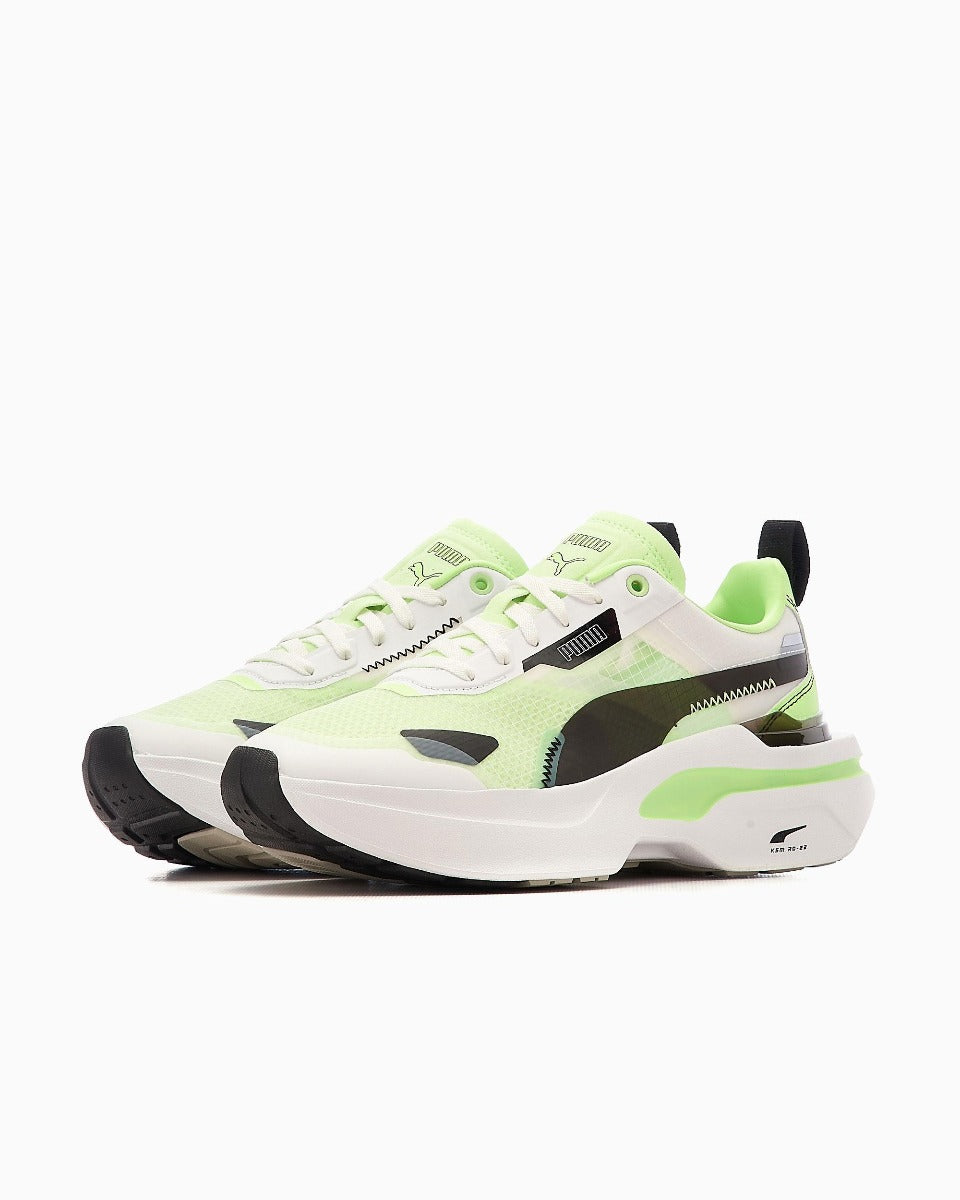 FootkornerPuma Kosmo Rider Femme - Blanc/Jaune/Noir