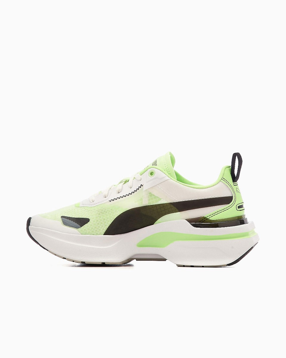FootkornerPuma Kosmo Rider Femme - Blanc/Jaune/Noir