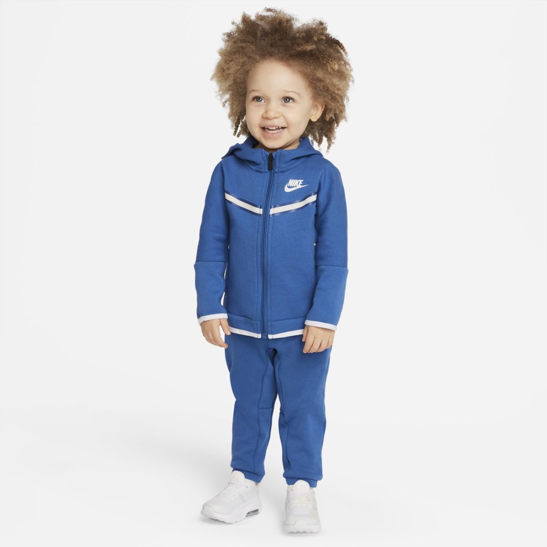 Survêtement Nike Sportwear Tech Fleece Bébé - Bleu/Blanc