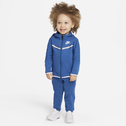 Survêtement Nike Sportwear Tech Fleece Bébé - Bleu/Blanc - Footkorner
