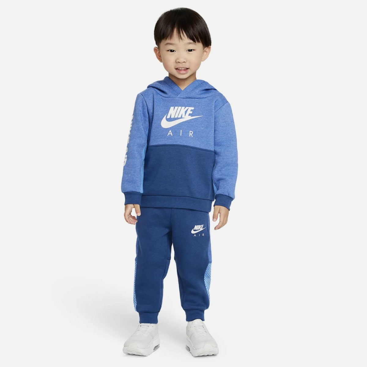 Nike Air Baby-Trainingsanzug-Set – Blau/Weiß