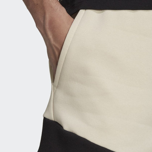 Pantaloncini Adidas Sportswear Colorblock - Beige/Nero - Footkorner