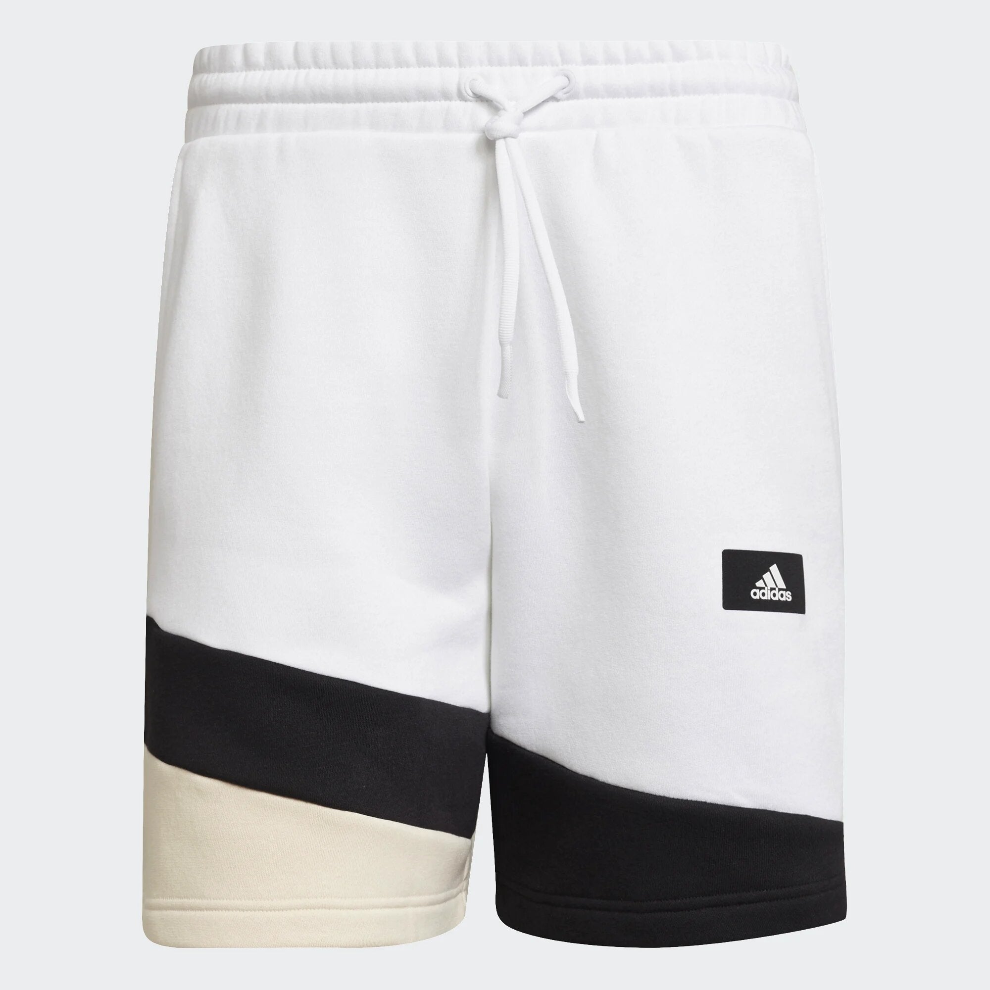 Adidas Sportswear Colorblock Shorts - White/Black/Pink