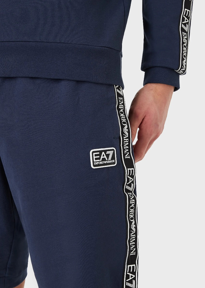 FootkornerKurze Emporio Armani EA7 Logo-Serie – Blau