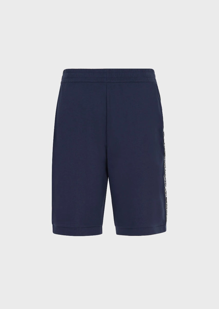 FootkornerKurze Emporio Armani EA7 Logo-Serie – Blau