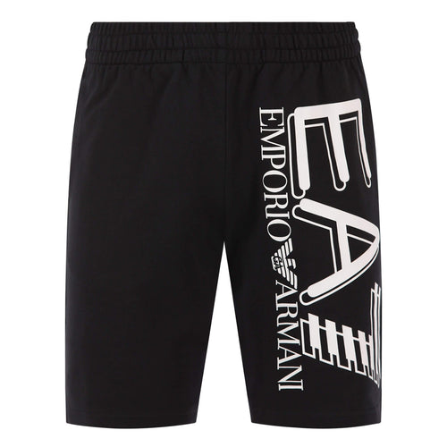 Bermuda Emporio Armani Train Logo – Schwarz/Blanc - Footkorner