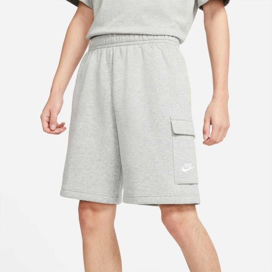 Nike Sportswear Cargo Fleece Shorts - Gray