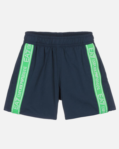 Pantaloncini da bagno Emporio Armani EA7 - blu/verde - Footkorner