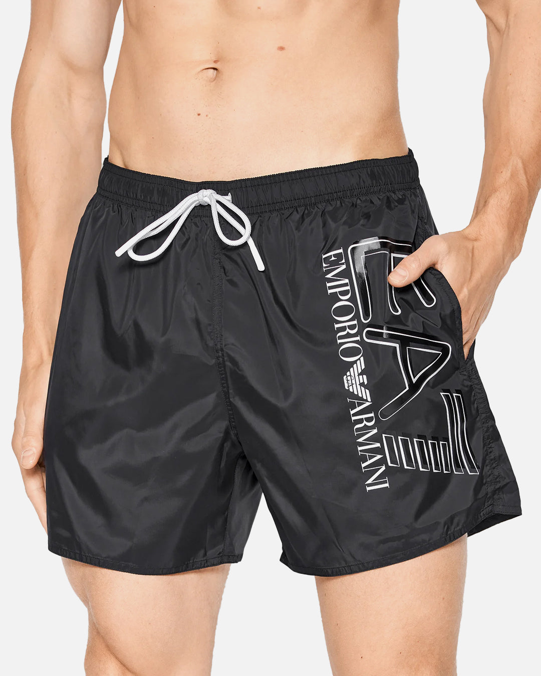 Emporio Armani EA7 Badeshorts – Schwarz