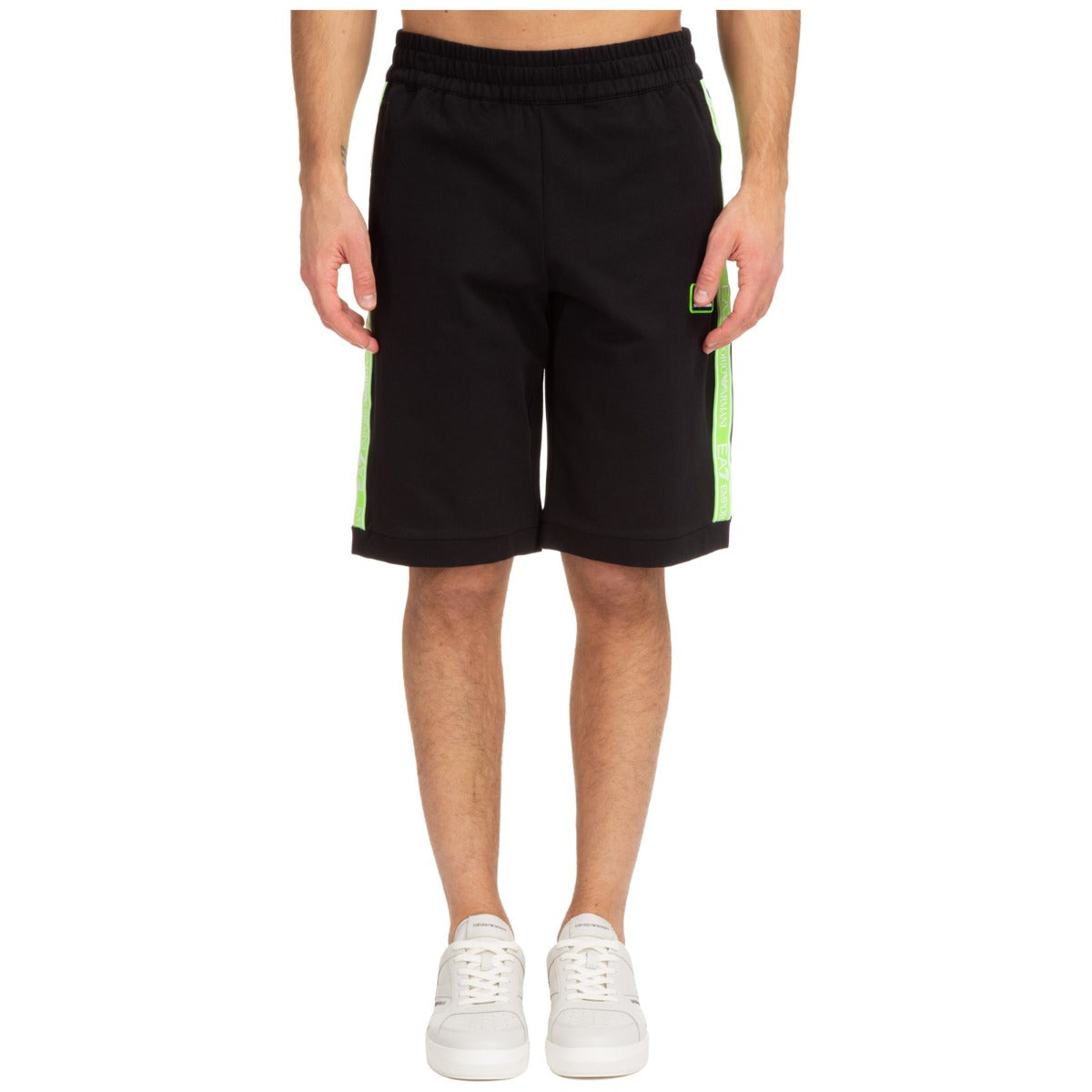 Emporio Armani EA7 Training Shorts - Black/Green