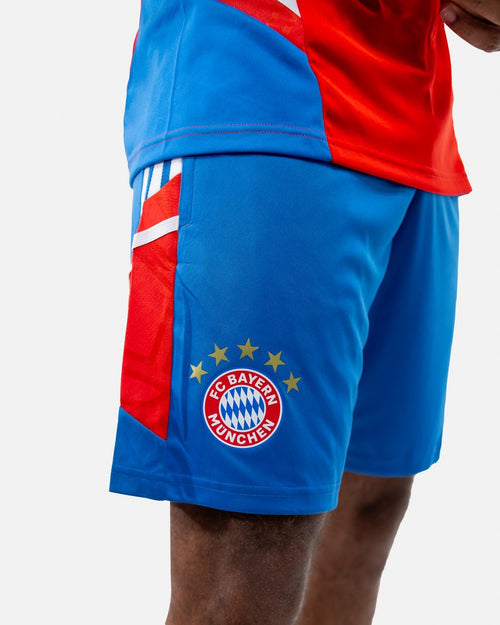 Pantaloncini da allenamento del Bayern Monaco - Rosso/Blu/Bianco - Footkorner