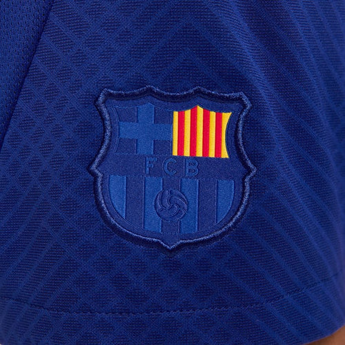 Short d'entrainement FC Barcelone Strike 2022/2023 - Bleu - Footkorner