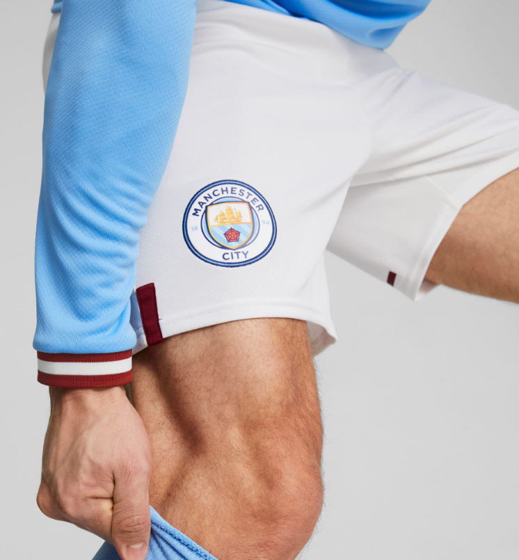FootkornerShort Manchester City Domicilio 2022/2023 - Blanco