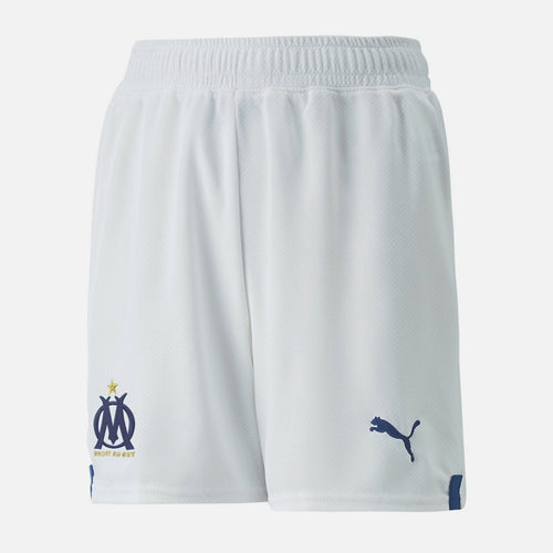 Pantalones cortos OM Junior Home 2022/2023 - Blanco/Azul - Footkorner